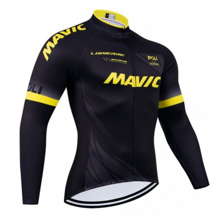 Cykeltrøje Langærmet 2024 Mavic Sort